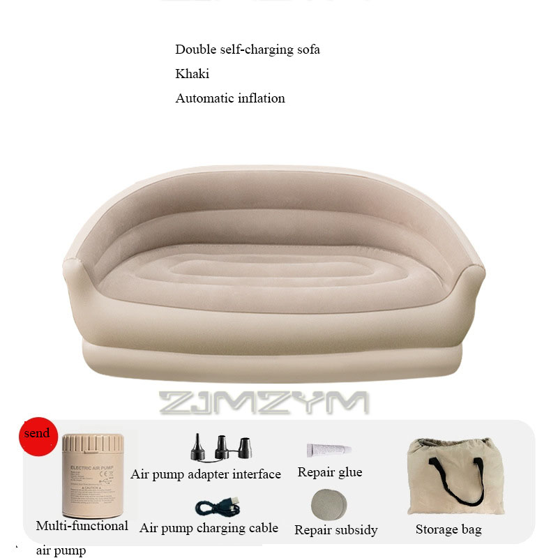 Outdoor Furniture Lounge Set - Automatic Inflatable Lazy Sofa Folding Music