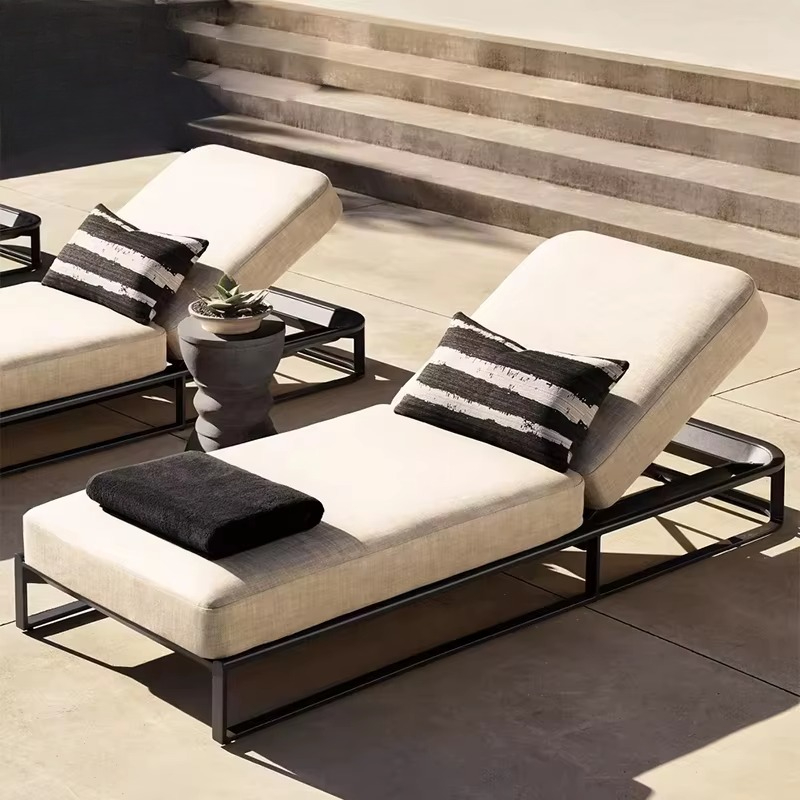 Outdoor Furniture Lounge Set - Factory Direct Outdoor Aluminum Sun Lounger
