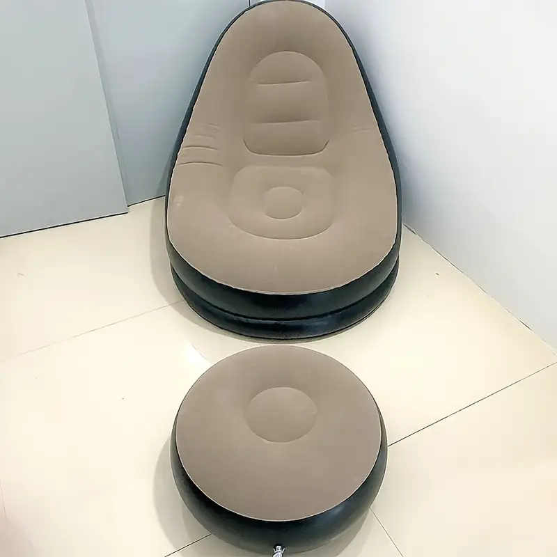 2Pcs Lazy Sofa Inflatable Chai - Outdoor Furniture Recliner Set ulasan dan harga