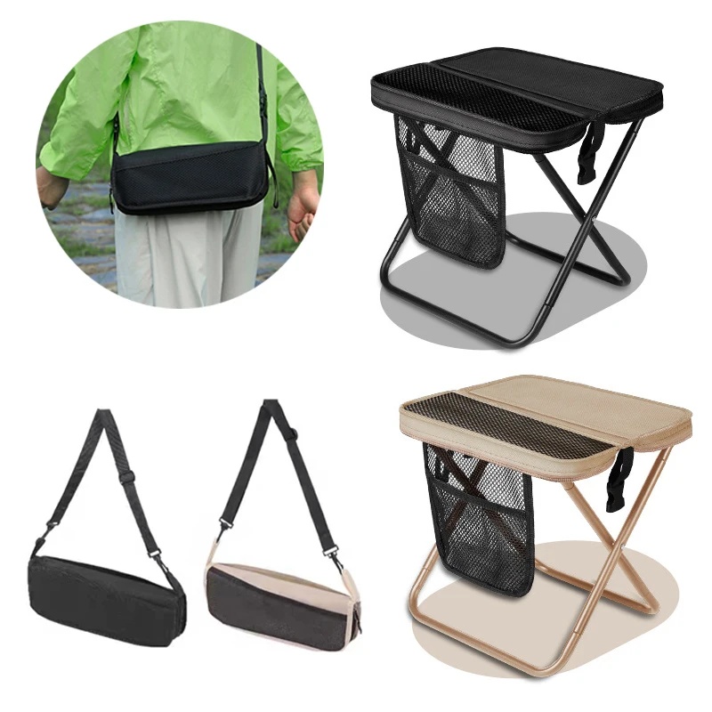 Foldable Backpack Stool Portab - Outdoor Furniture Rocking Chair ulasan dan harga