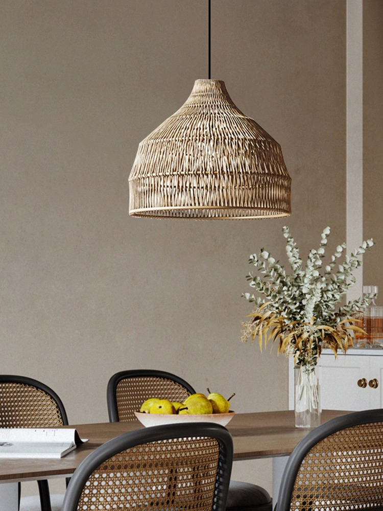 Simple Creative Rattan pendant - Outdoor Furniture Sale ulasan dan harga