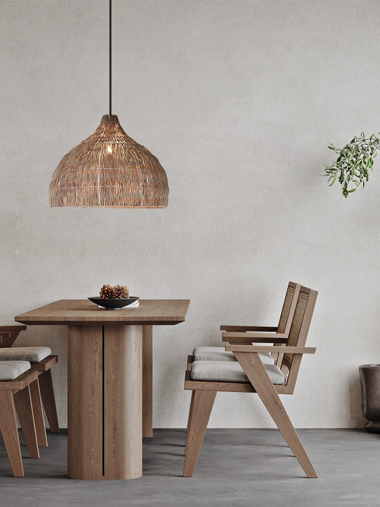 Simple Creative Rattan pendant - Outdoor Furniture Sale ulasan dan harga