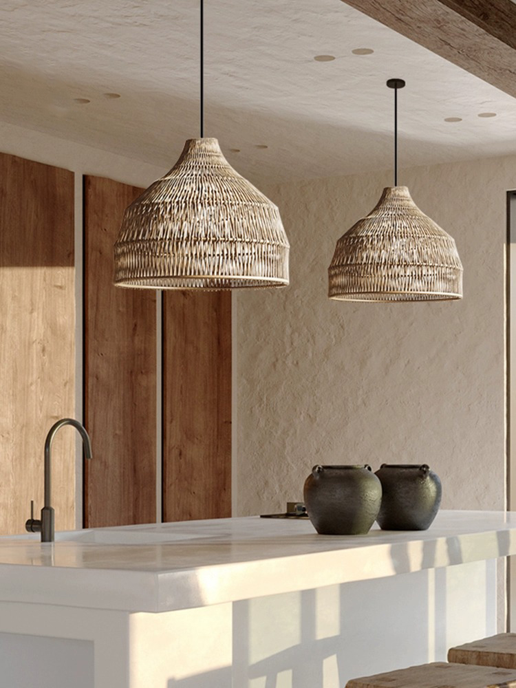 Simple Creative Rattan pendant - Outdoor Furniture Sale ulasan dan harga