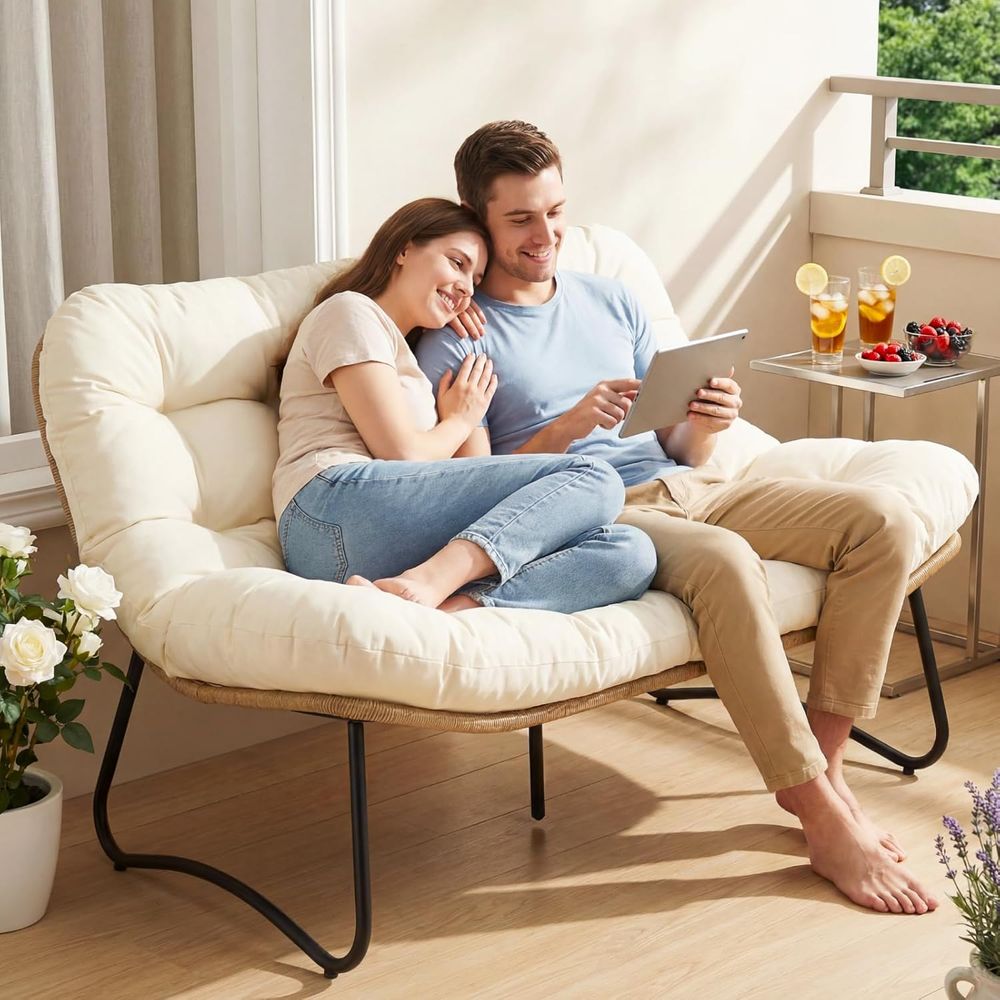 Outdoor Patio Loveseat, Boho L - Outdoor Furniture Loveseat ulasan dan harga