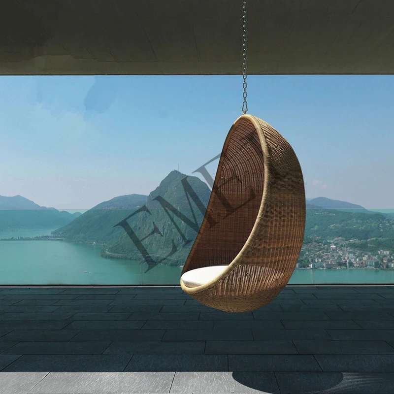 Outdoor leisure Hanging swing  - Hanging Egg Chair ulasan dan harga