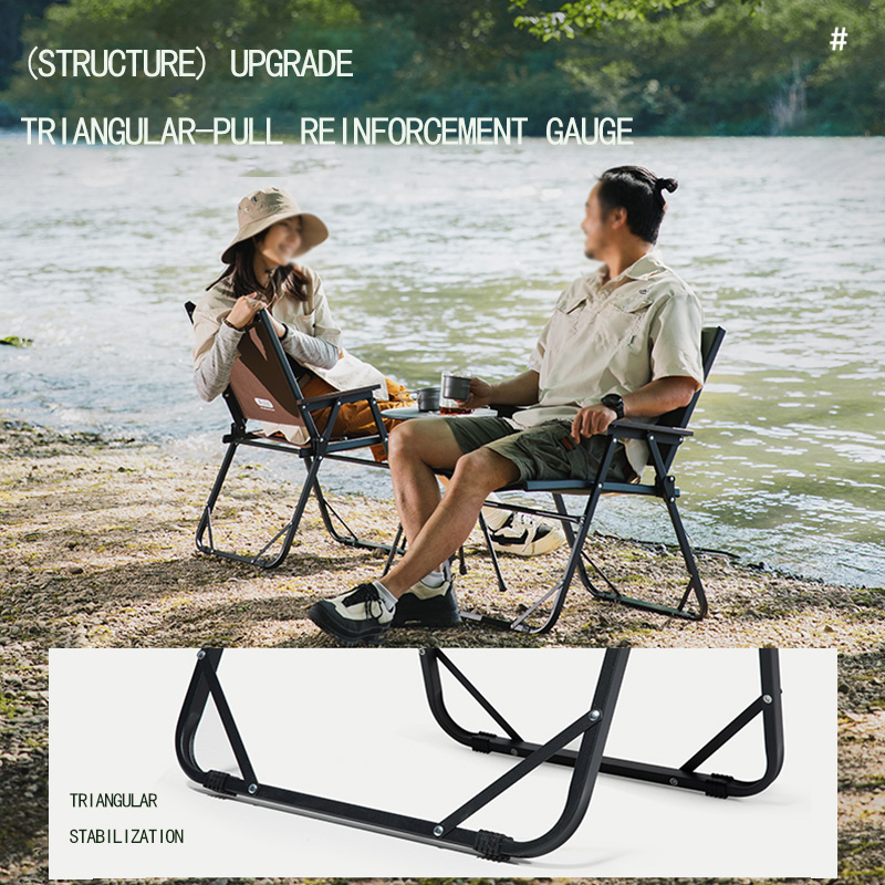 BISINNA Outdoor Folding Campin - Outdoor Furniture Rocking Chair ulasan dan harga