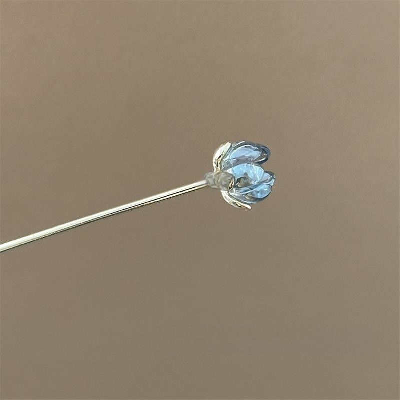 Blue Flower Hairpin, Daily Hai - Outdoor Furniture Decor ulasan dan harga