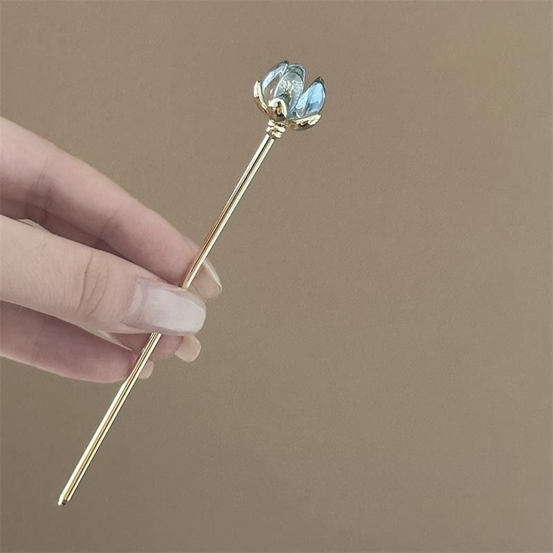 Blue Flower Hairpin, Daily Hai - Outdoor Furniture Decor ulasan dan harga