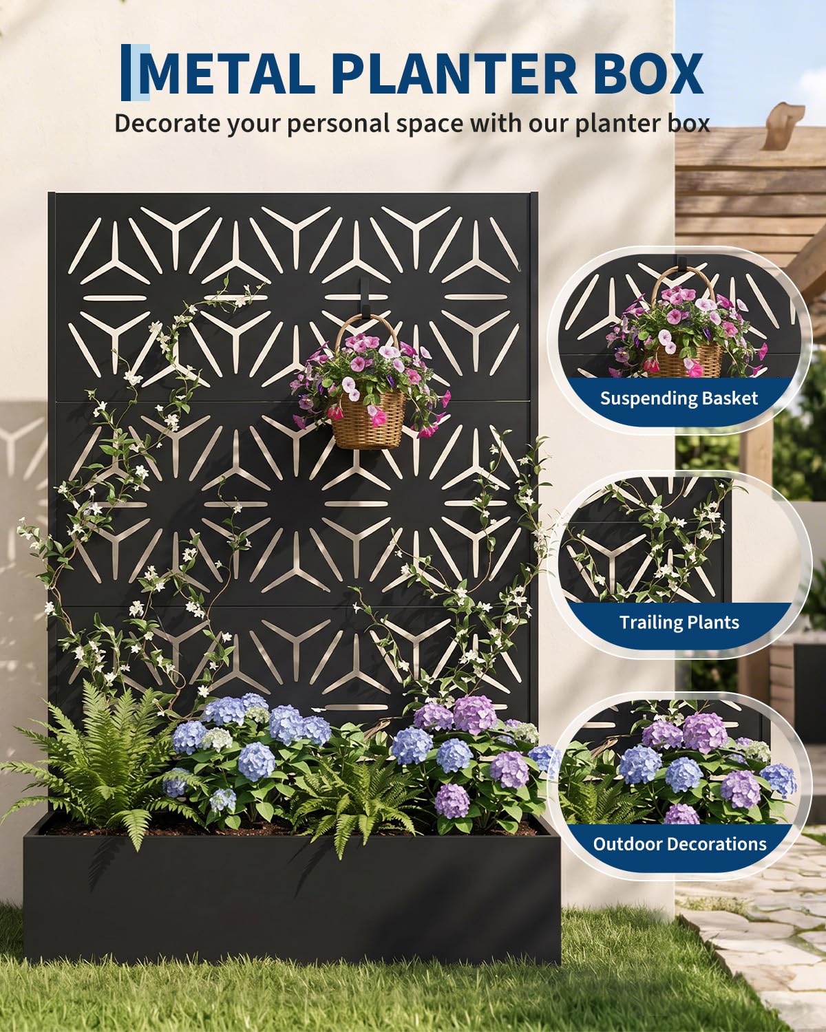 All-Weather Metal Planter Box  - Planter Raised Metal ulasan dan harga