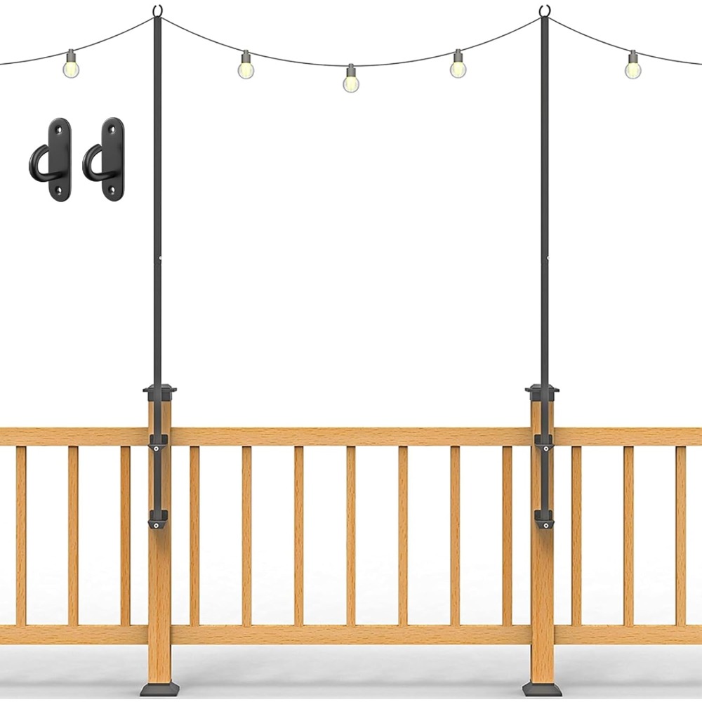 2 pack string light poles - st - Outdoor Furniture Set ulasan dan harga