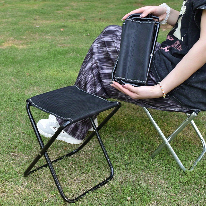 Portable Folding Camping Chair - Outdoor Furniture Rocking Chair ulasan dan harga