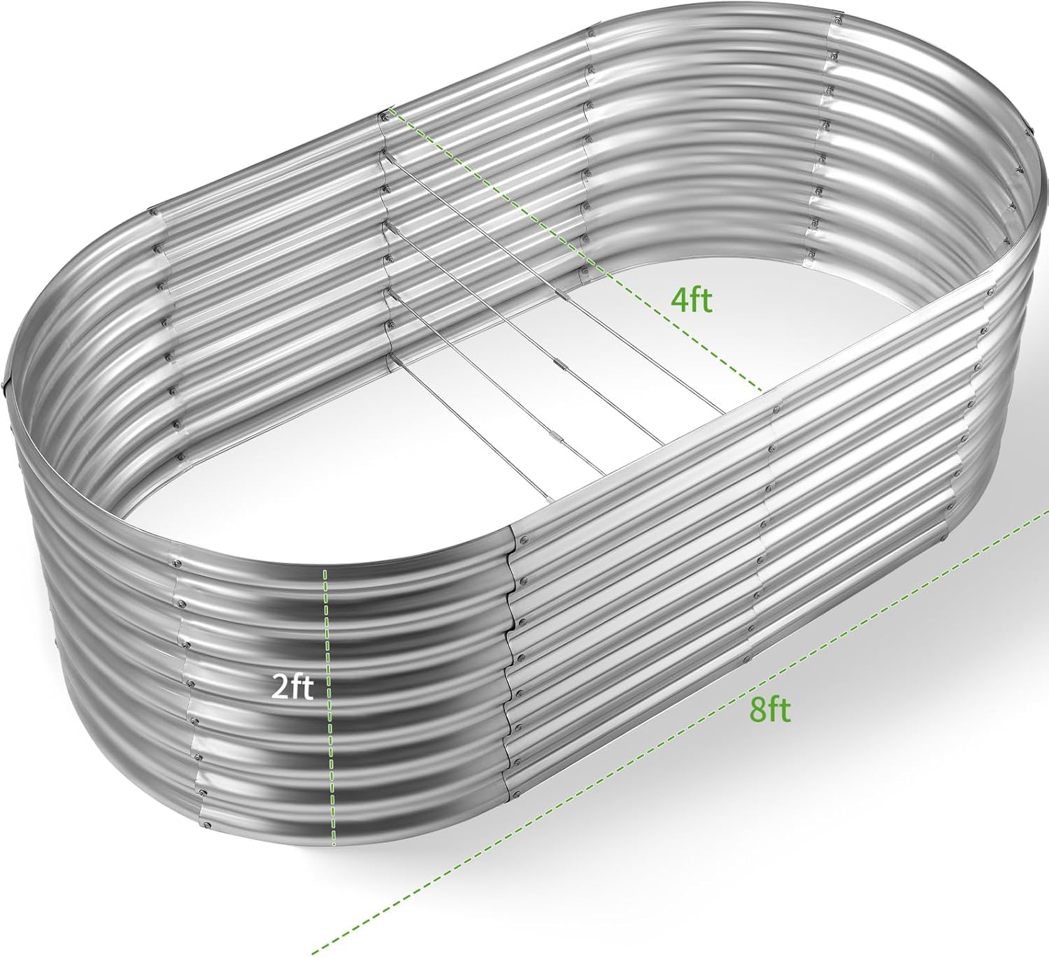 Galvanized Raised Garden Bed,  - Planter Raised Metal ulasan dan harga