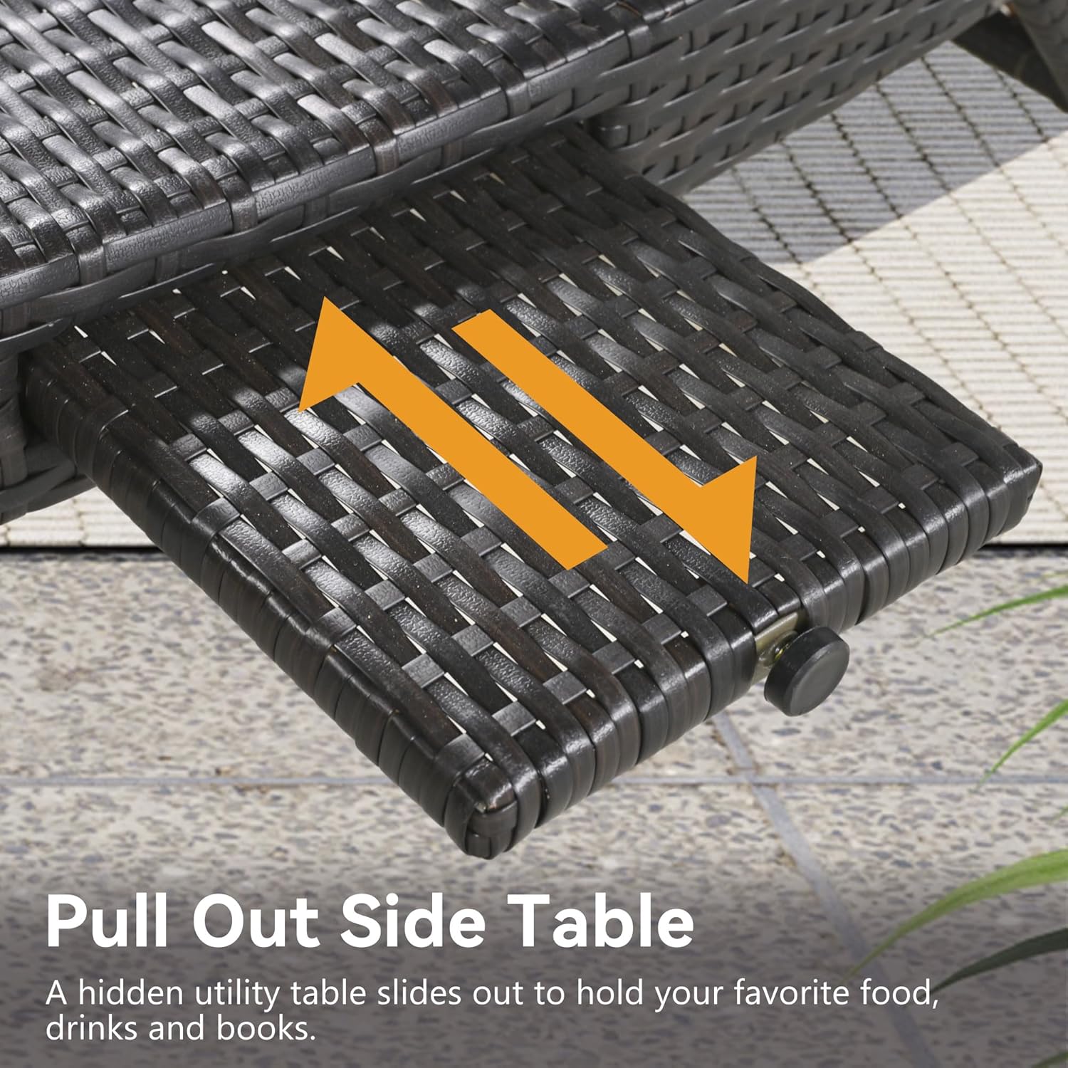 80'' Adjustable Reclining Chai - Outdoor Furniture Recliner Set ulasan dan harga