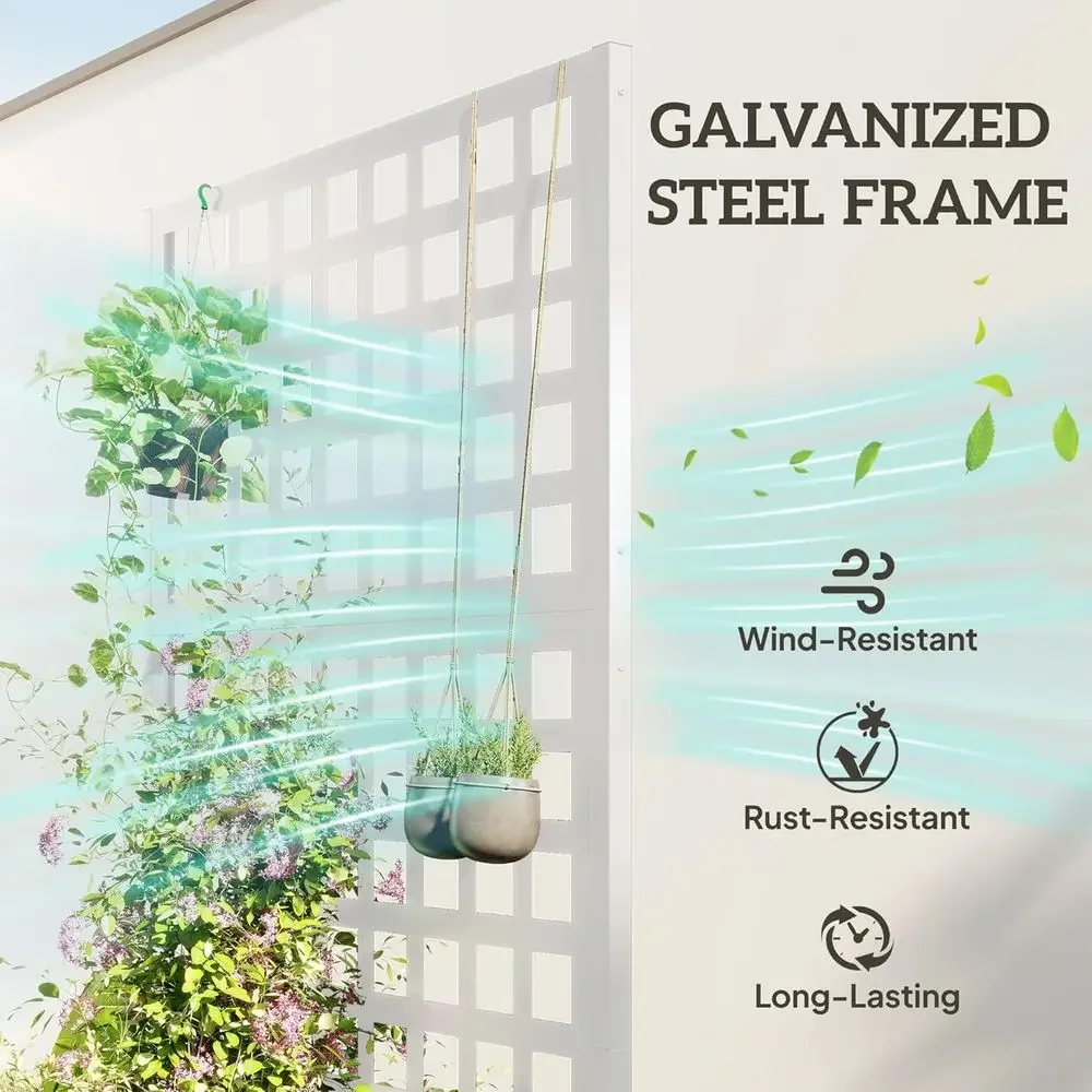 Raised Garden Bed with Trellis - Planter Raised Metal ulasan dan harga