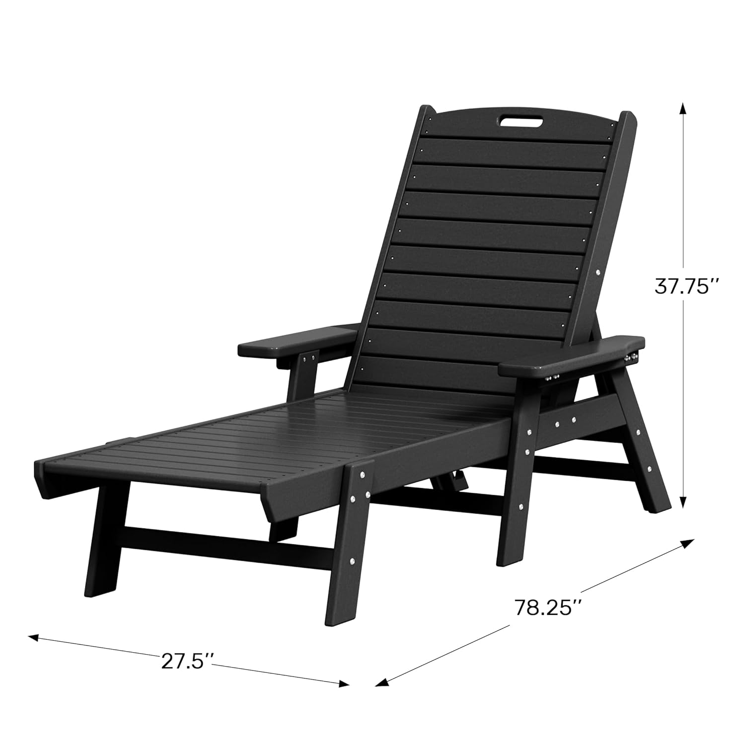 Malibu Poly Reclining Chaise L - Outdoor Furniture Lounge Set ulasan dan harga