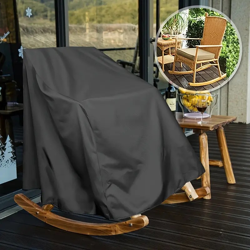 Heavy-Duty Oxford Fabric Outdo - Outdoor Furniture Rocking Chair ulasan dan harga