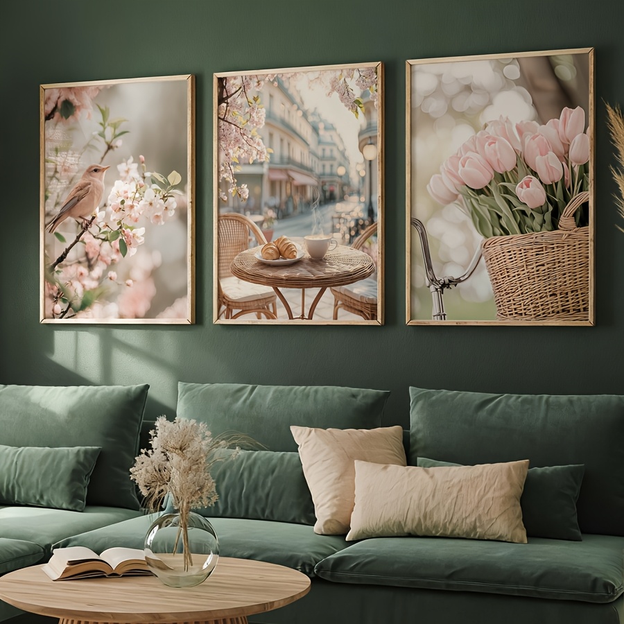3pcs/set Romantic Paris Street - Outdoor Furniture Decor ulasan dan harga