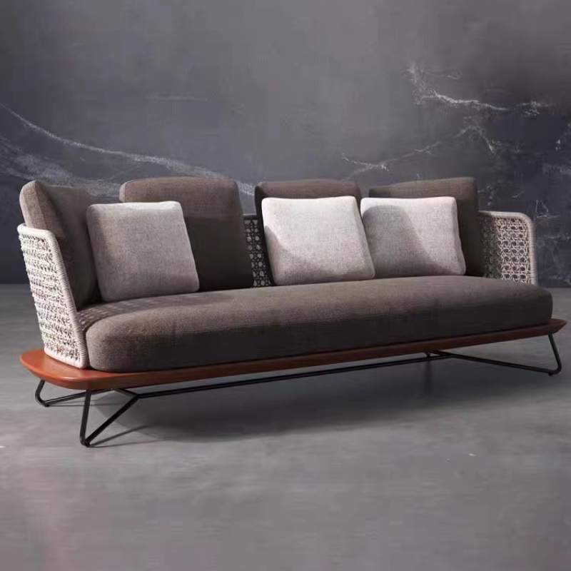 Lounge Terrace Sofa 3 Person B - Outdoor Furniture Lounge Set ulasan dan harga