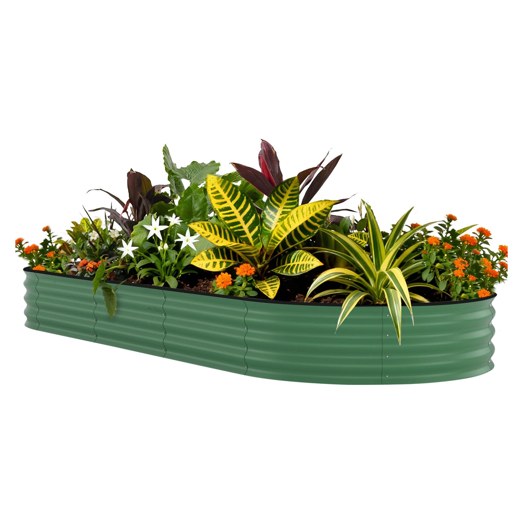 8x4x1.5 ft Galvanized Raised G - Planter Raised Metal ulasan dan harga