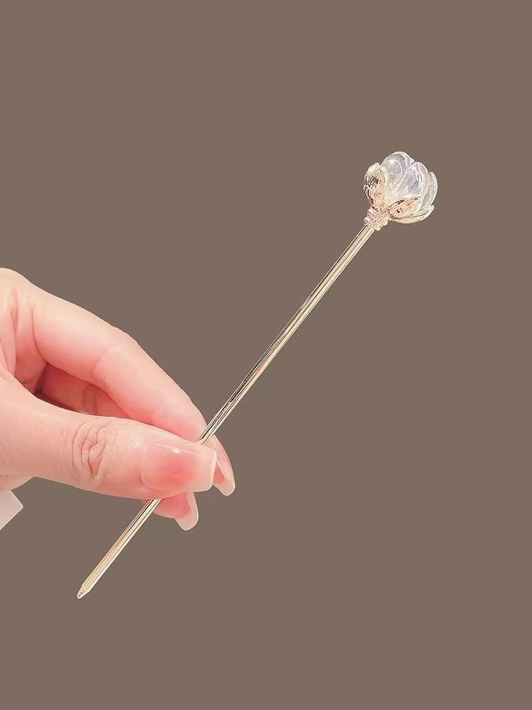 Crystal Lotus Hairpin for Wome - Outdoor Furniture Decor ulasan dan harga