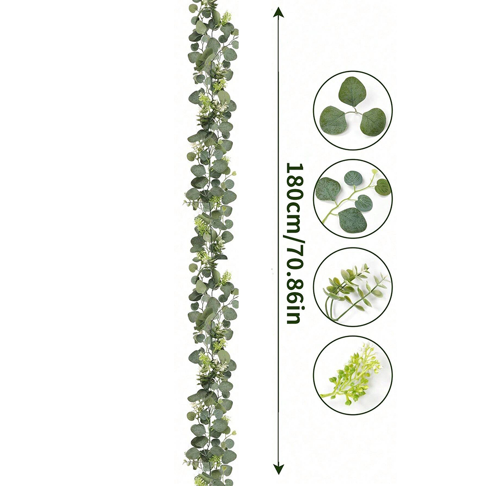 Artificial Eucalyptus Garland  - Outdoor Furniture Sale ulasan dan harga