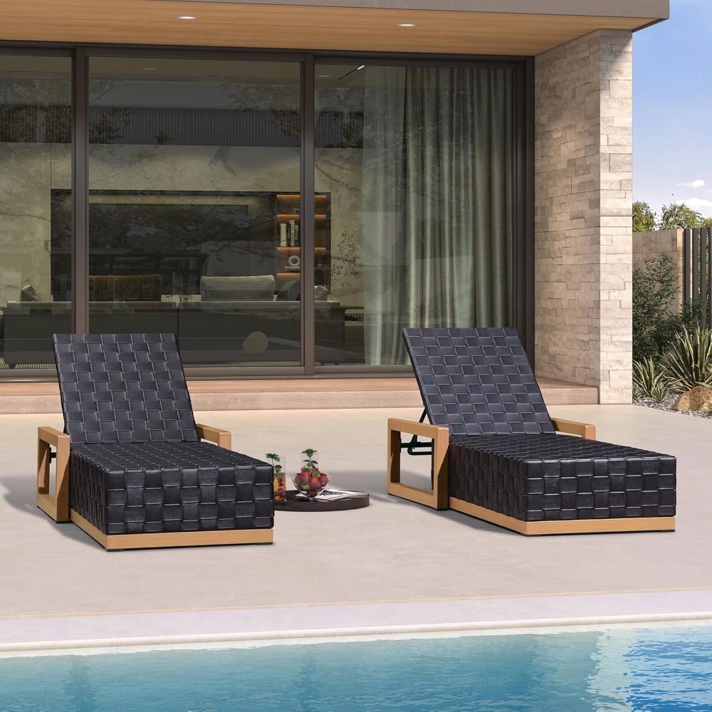 Outdoor Chaise Lounge Set of 2 - Outdoor Furniture Lounge Set ulasan dan harga