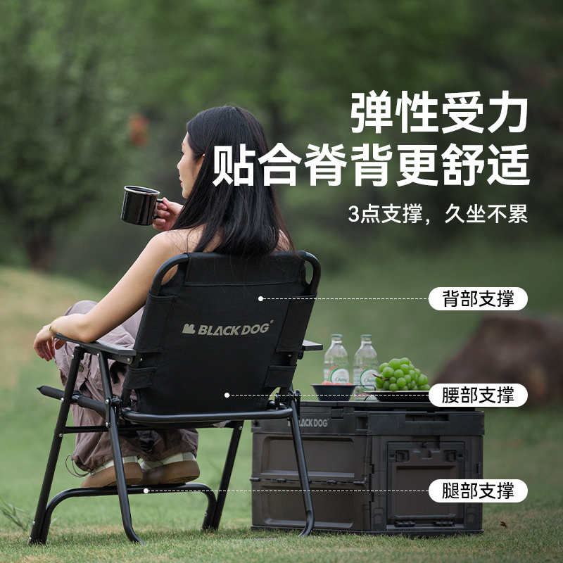Black Dog Outdoor Camping Chai - Outdoor Furniture Recliner Set ulasan dan harga