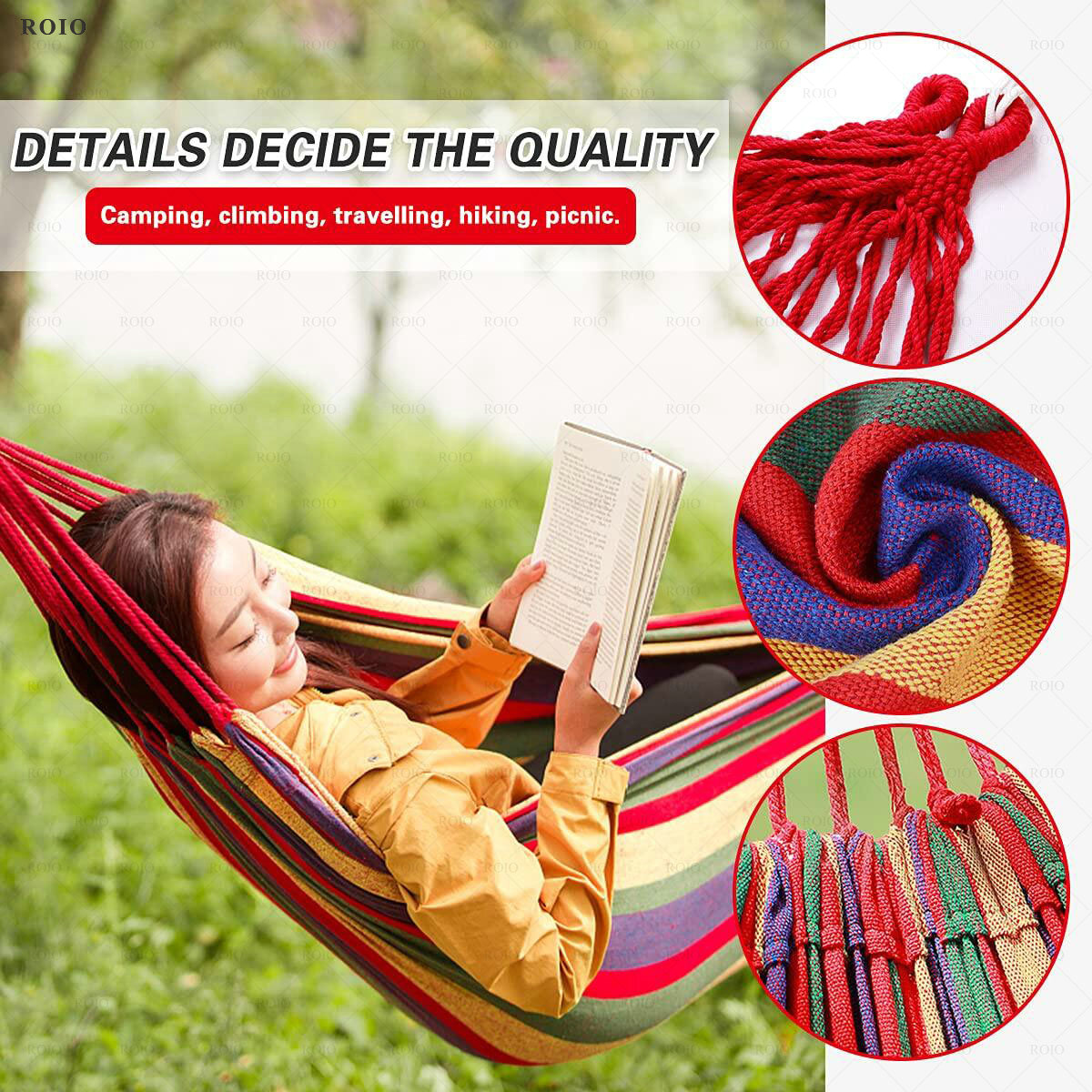 Camping Hammock Thickened Dura - Outdoor Furniture Rocking Chair ulasan dan harga