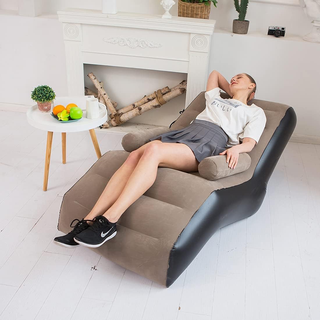 Folding Lazy Sofa,Inflatable L - Outdoor Furniture Lounge Set ulasan dan harga