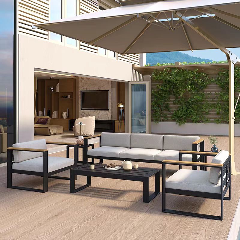 Modern Style Aluminum Patio So - Outdoor Furniture Sale ulasan dan harga