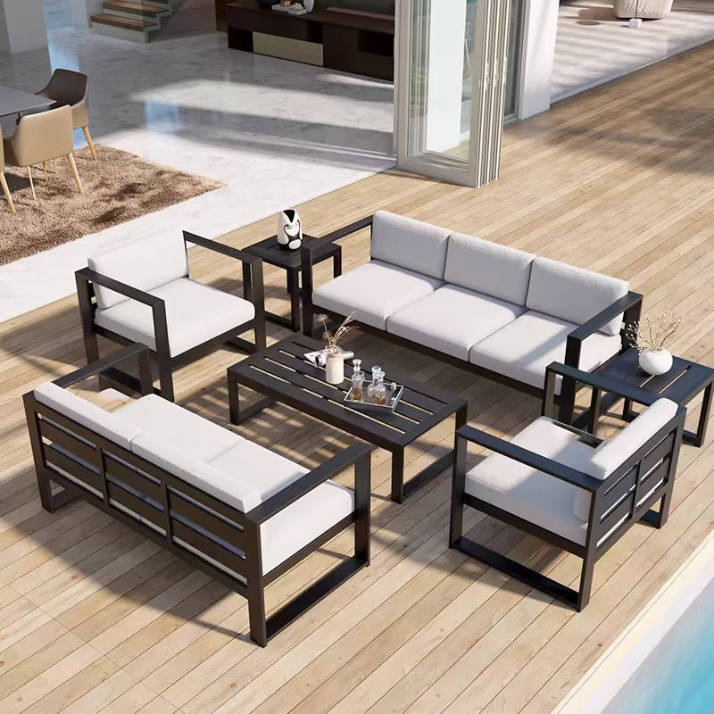 Modern Style Aluminum Patio So - Outdoor Furniture Sale ulasan dan harga