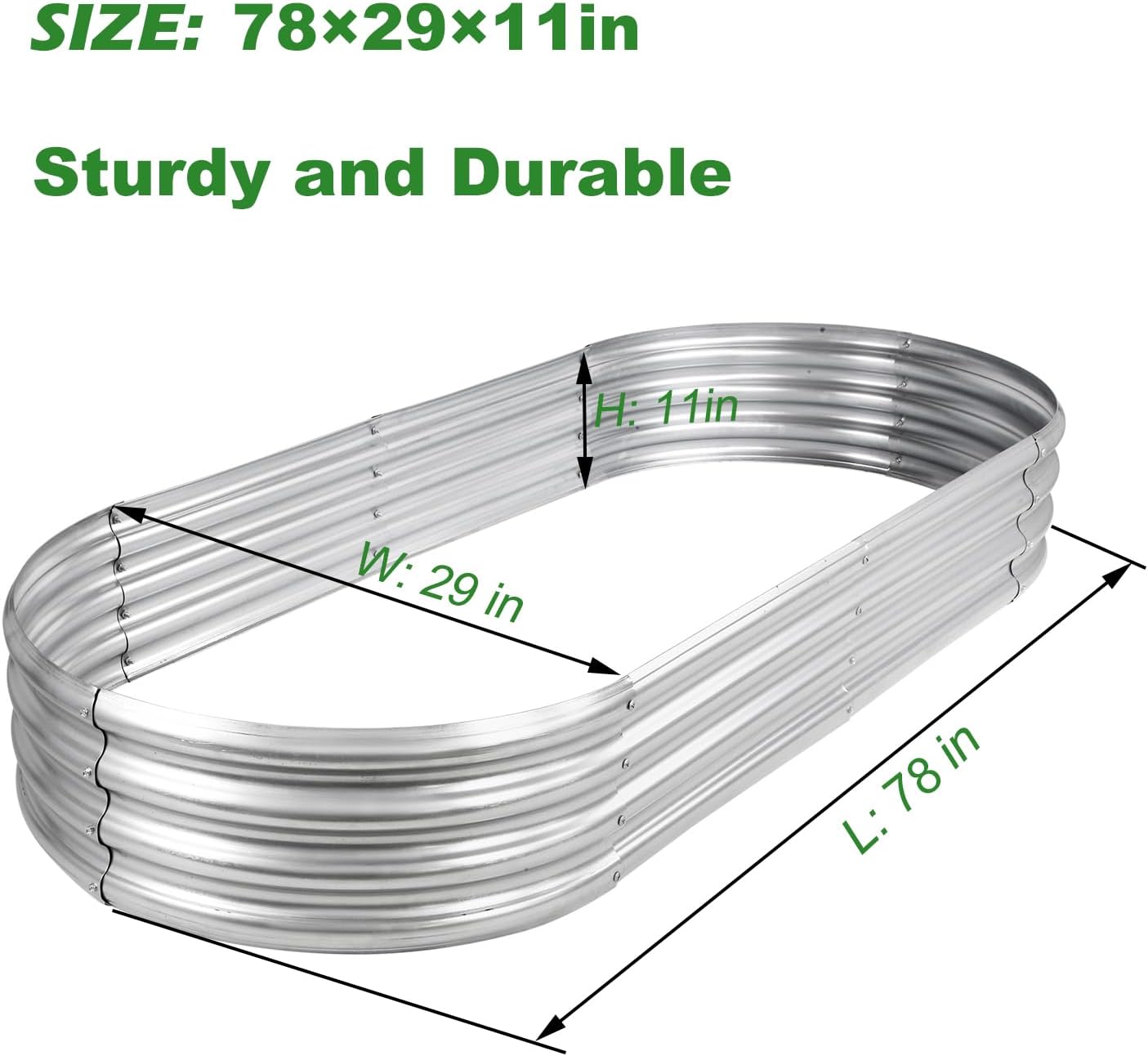 Raised Garden Bed GRS Certifie - Planter Raised Metal ulasan dan harga