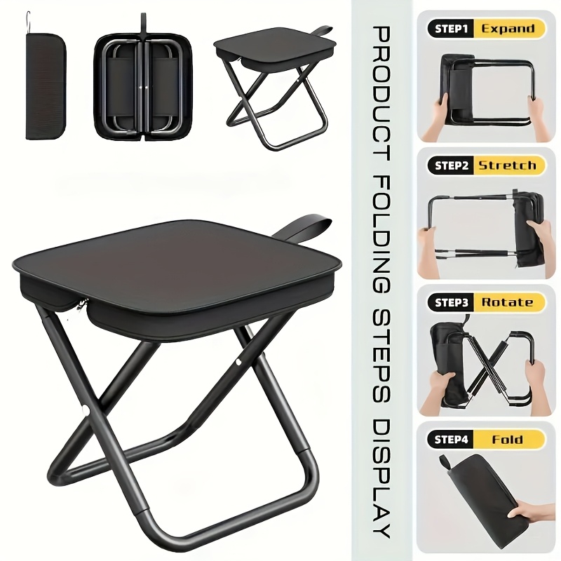 Portable Folding Stool Lightwe - Outdoor Furniture Rocking Chair ulasan dan harga