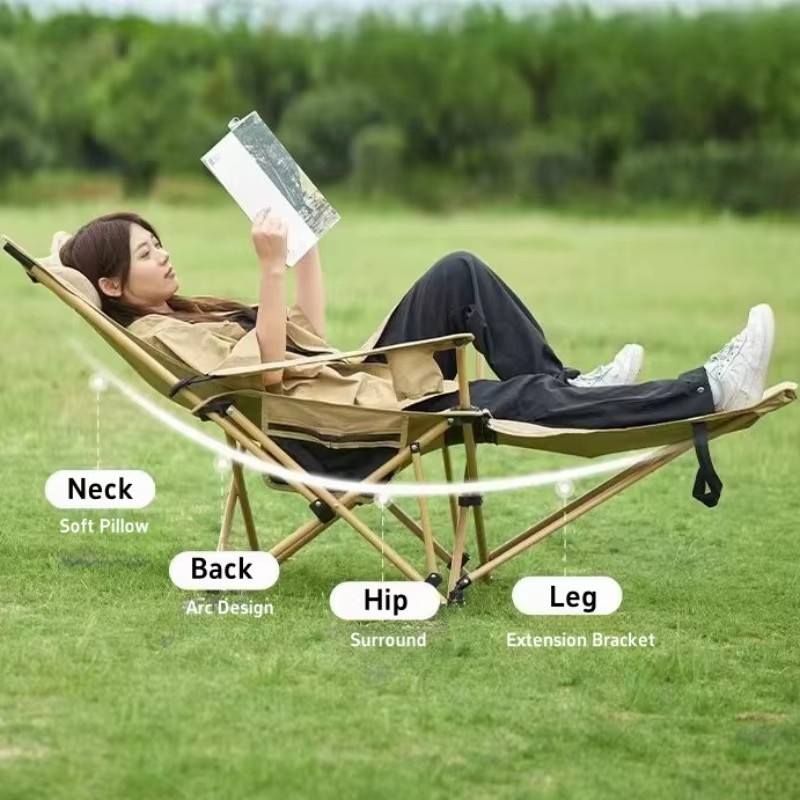SwiftTranz Portable Steel Fold - Outdoor Furniture Recliner Set ulasan dan harga