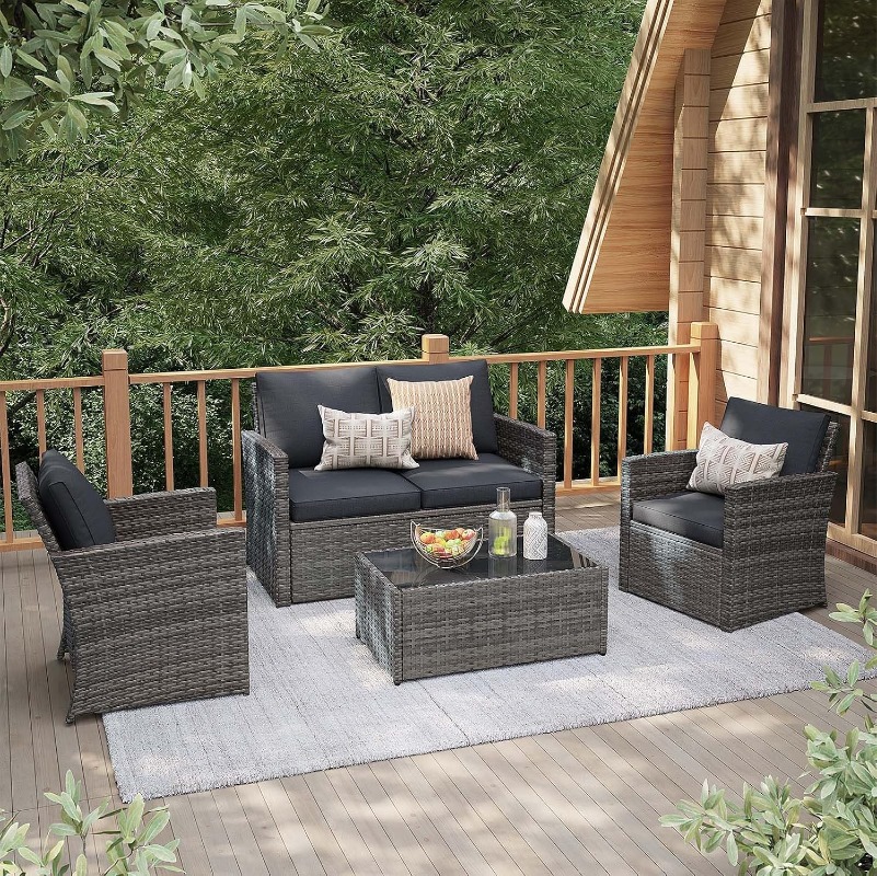 JOIVI Outdoor Patio Furniture  - Outdoor Furniture Loveseat ulasan dan harga