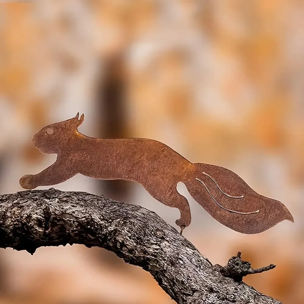 CIFBUY Unique Rusty Squirrel S - Outdoor Furniture Decor ulasan dan harga