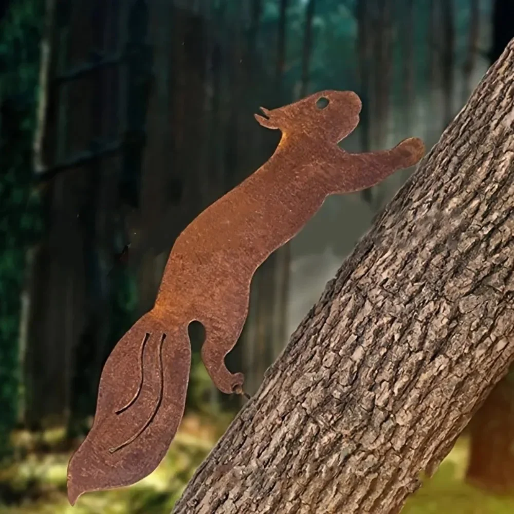 CIFBUY Unique Rusty Squirrel S - Outdoor Furniture Decor ulasan dan harga