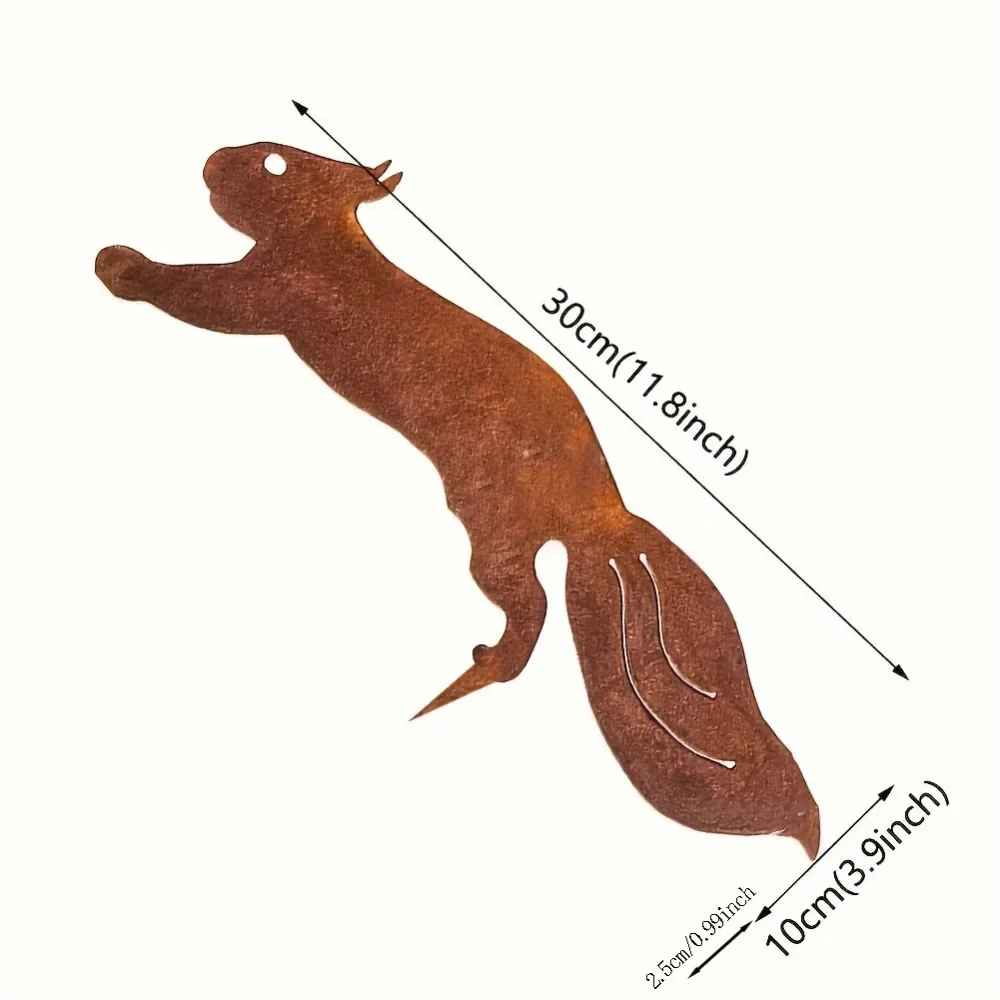 CIFBUY Unique Rusty Squirrel S - Outdoor Furniture Decor ulasan dan harga