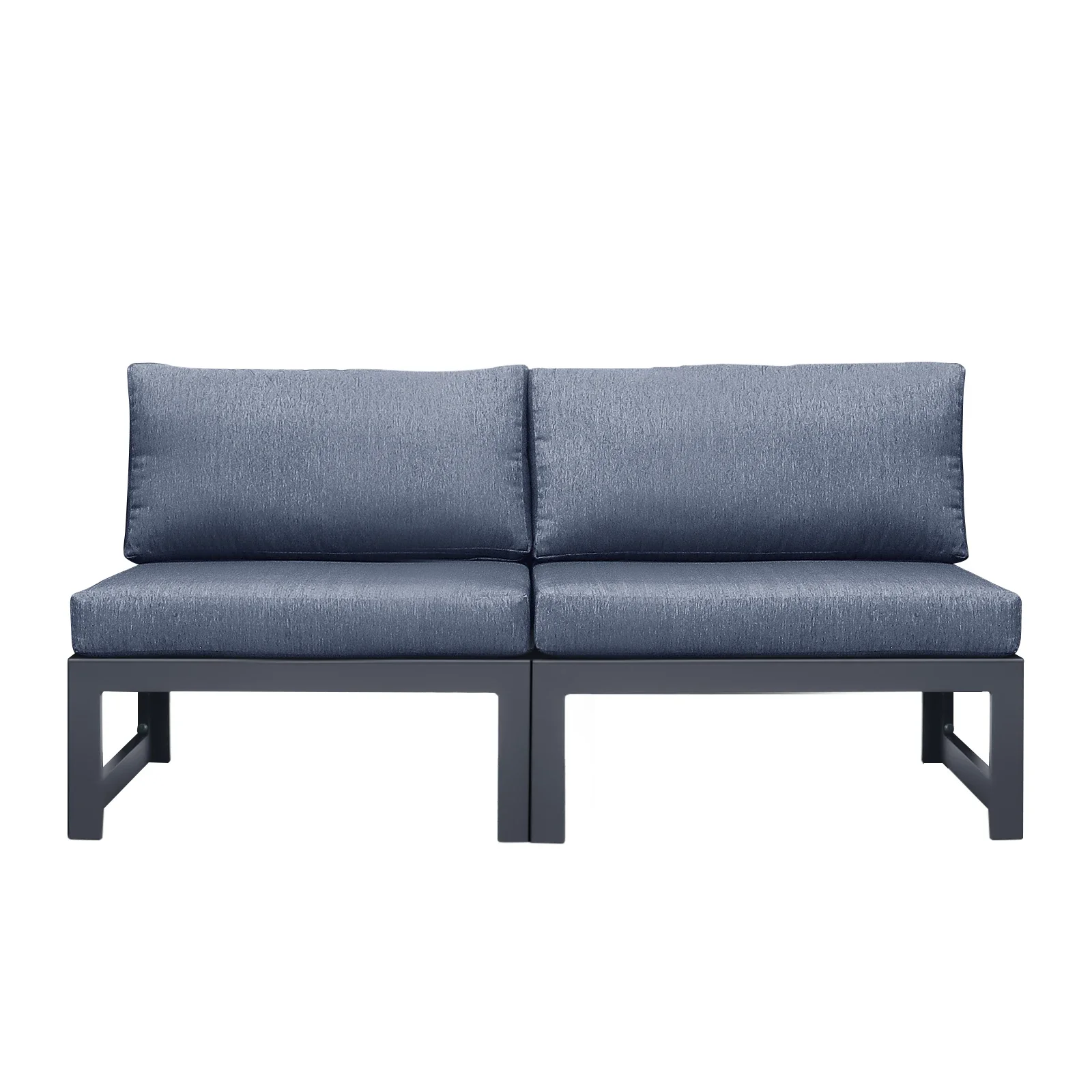 Patio Sectional love seat arml - Outdoor Furniture Loveseat ulasan dan harga